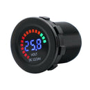 12V / 24V DC Voltmeter Car Monitor Motorcycle LED Display Waterproof Voltmeter
