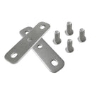 2 Pieces Durable Stainless Steel Kayak Trolling Motor Mounting Bar Shaft Bracket