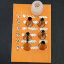 6PCS Flower Mouth Icing Nozzles with Converter Cake Cookie Decorating Tool