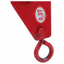0.3T 300kg 661.4Lbs Metal Lifting Crane Pulley Block Red