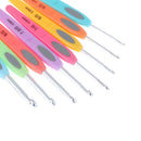 8pcs Crochet Hook Aluminum Knitting Needles Weave Craft Yarn Crochet Need- OZ