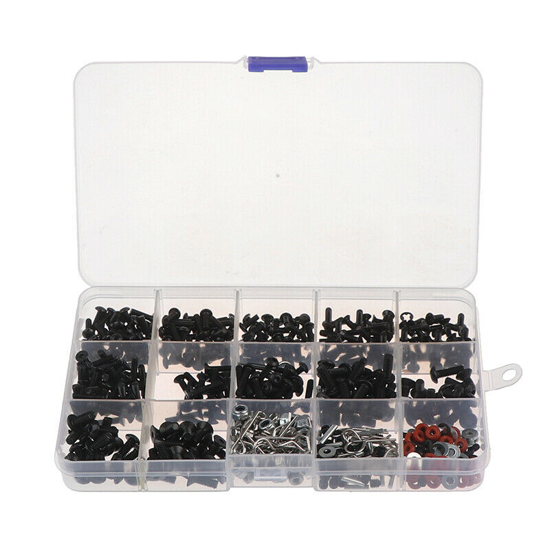 500PCs Repair Tool and Screws Box Set for 1/10 HSP RC  Gw