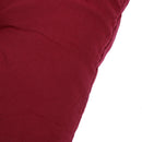 Soft Cotton Seat Cushion Winter Home Office Bar Chair Cushion(Wine Red)