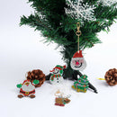 5 PCS 5D DIY Special Shaped Christmas Snowman Diamond Painting Kits for Kids and