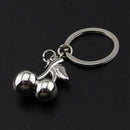 Cute Zinc alloy Cherry Keychain Key Ring Pendant Girl Friend Kid Gift Prese
