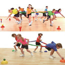 300cm Outdoor Elastic Band Activity Game Elastic Wool Cooperative Elastic B