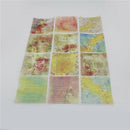 12pcs lovely background vellum paper stickers for scrapbooking card making 3c