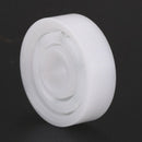 1 x 626 deep groove ball bearing plastic glass 6 * 19 * 6mm, white P7K2