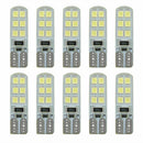 10x Xenon White T10 W5W 6000K 12SMD 2835 LED Canbus Error Free Light Bulbs HOT