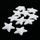 10x Party Star Polystyrene Foam Oraments DIY Decors Christmas Hanging Props