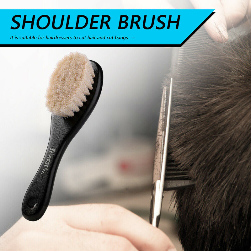 Soft Neck Face Duster Brush Barber Bang Hair Clean Sweeping Beard Hairbrush A