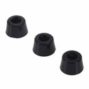 60 Pcs Universal TapeRed Black Rubber Feet Bumper Pad Washer 15mmx10mm B6P8