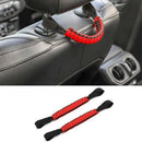 Headrest Grab Handles Rear Seat Passenger Grip Handles for Jeep Wrangler YJ A2X8