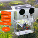Acrylic Fish Tank Breeding Box Aquarium Double Guppies Hatching Incubator