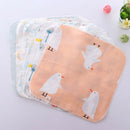 Square Towel Towel Cotton Gauze Cartoon Towel Children Bib Daily Hand Towel GPV
