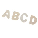 50Pcs Wood Logs Slices Round Bark + 156pcs Wooden Letters Alphabet For