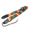 Adjustable Durable Guitar Bass Strap with PU Leather Ends National Style for