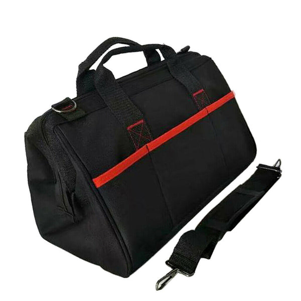 Electricians Craftsmen Work Wide Mouth Oxford Tool Bag Storage Organizer