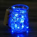2M 20 LED Cork Shaped Wine Bottle Copper Wire String Fairy Light Blue ST494-005