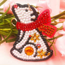 4pcs DIY Animals Full Drill Special Shaped Diamond Painting Keychains Gifts