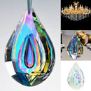 Colorful Chandelier Glass Crystals Lamp Prisms Parts Hanging Drops Pendants 76mm