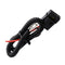 5V 4.2A Dual USB Charger Blue LED Light for Motorcycle Bike 22mm Handlebar