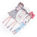 PyrogEBph Fashion Girls Pattern Patch Iron On WashaEBe Appliques Heat TEBnsferME