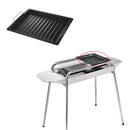Black Square Non-stick Roast Pan Grill Pan Outdoor Square Frying Pan Steel