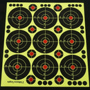 90Pcs 3 Inch Targets Reactive Splatter Paper Target for Archery Hunting S5C7