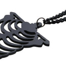 Fashion Punk Rock Horror Body Skeleton Pendant Skeleton Pendant Necklace J5E7