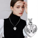 1* Fashion Openable Stainless Steel Glossy Pendant Pet Ashbox Necklace N2R9