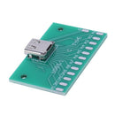 Diy 24Pin Usb-C Usb 3.1 Type C Female Socket Connector Smt Type With Pc Boa M8H7