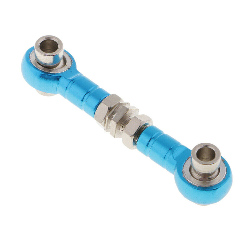 Blue Servo Linkage Pulling Steering Rods Arms for RC HSP 94101 94102 94103 94122
