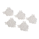 5pcs Elegant Lace Rose Flower DIY Sew Stickers Embroidery Patches Cloth Repair