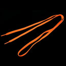 Trainers Replacement 8mm Wide Orange Flat String Shoelace Pair A2Z9