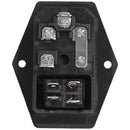 5X( 3 Pin IEC320 C14 Inlet Module Plug Fuse Switch Male Power Socket 10A 2 O9X8)