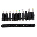 10pcs 5.5 x 2.1mm DC Female Jack to Multi Type Power Plug Connector Adapters