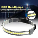 LED USB rechargeable headlight fish bright waterproof head flashlight headlight