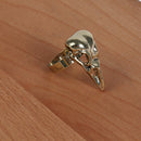 1Pc Gothic Punk Rock Joint Armor Ring Knuckle Finger Claw Ring Bird's Head R Hn