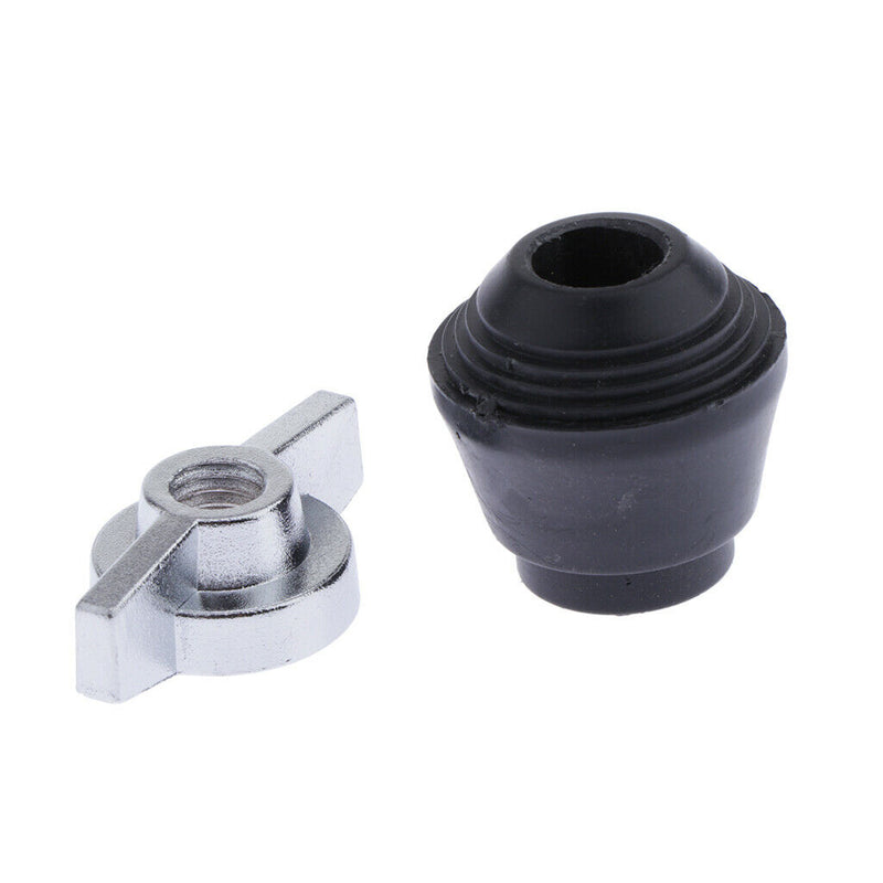 1 Set Drum Leg Leg Drum Tom Feet Black Rubber Drum Leg