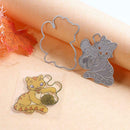 Cutting Die Stencil Scrapbooking Kitten Stamp Paper Card Embossing Craft