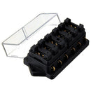 2x Fuse Box Fuse Holder 6 Way Multi-Way Vehicle Circuit Automotive Blade DQO