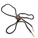 Western Cowboy Round Bolo Tie Cowboy Men Neck Tie Necklace for Men's Gift