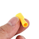 100Pcs Insulated Crimp Spade Terminal Wire Cable Connector Female Yellow 12