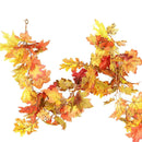 1.7M Fall Garland Maple Leaf Hanging Vine Garland Artificial Autumn Foliage