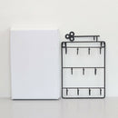 Iron Wall Mounted Hooks 11 Hangers Decorative Key Holder Coat Hat Rack Home