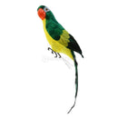 Simulation 45cm Artificial Foam Parrot Feather Bird Budgie Garden Festive Party
