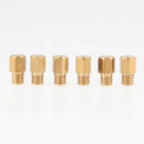 6pcs M5 Thread Carburetor Main Jet Kit 340 350 360 370 380 390 Size for Keihin