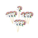 10pcs Cupcake Topper Food Picks for Kids Baby Shower Birthday Cake 3C