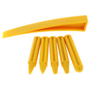 5PCS Hail Removal Kit Dent Repair Tool Nylon Pen +1Pcs Support Clip